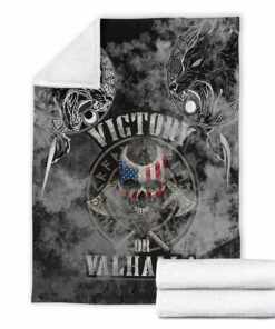 Viking Blanket Viking Skol and Hati American Sherpa Fleece Blanket Gifts for Viking Lovers