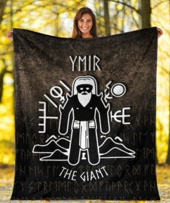 Viking Blanket Ymir The Giant Sherpa Fleece Blanket Gifts for Viking Lovers