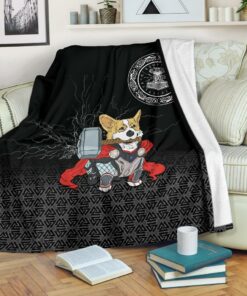 Viking Sherpa Fleece Blanket Gifts for Viking Lovers The Mighty Thorgi