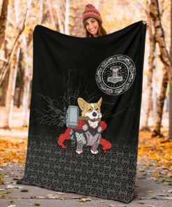 Viking Sherpa Fleece Blanket Gifts for Viking Lovers The Mighty Thorgi