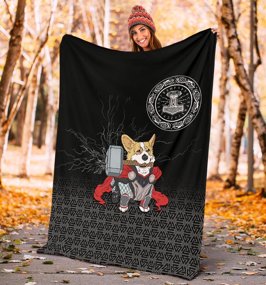Viking Sherpa Fleece Blanket Gifts for Viking Lovers The Mighty Thorgi