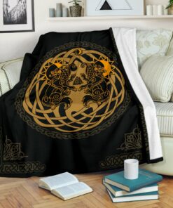 Viking Skoll and Haiti Blanket