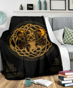 Viking Skoll and Haiti Blanket