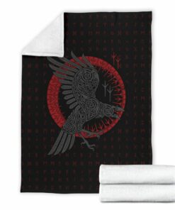 Viking Style Odin's Raven Old Runes Style