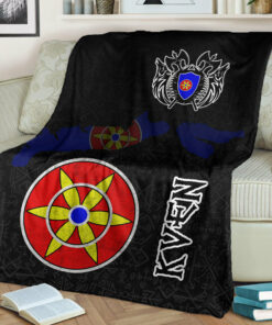 Viking Style Sherpa Fleece Blanket Gifts for Viking Lovers Kven Sherpa Fleece Blanket Gifts for Viking Lovers
