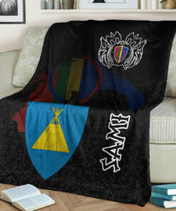 Viking Style Sherpa Fleece Blanket Gifts for Viking Lovers Sami Sherpa Fleece Blanket Gifts for Viking Lovers