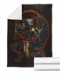 Viking Style Sherpa Fleece Blanket Gifts for Viking Lovers Skoll And Hati ArtStation