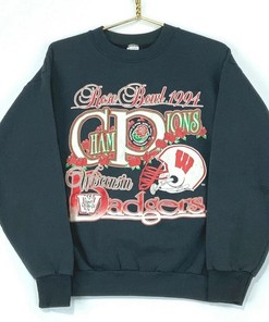 Vintage 1994 University Of Wisconsin Rose Bowl Sweatshirt, Vintage Shirt, T shirt, Hoodie