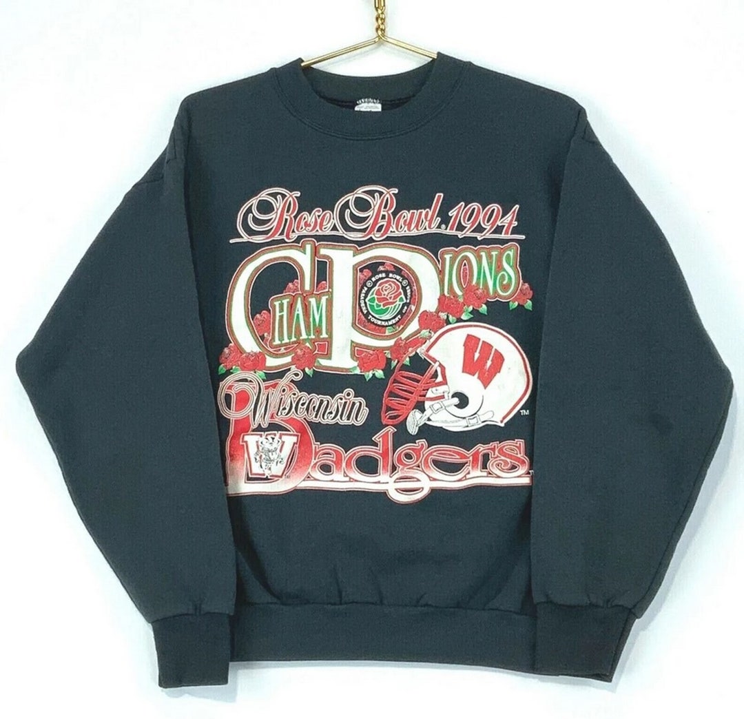 Vintage 1994 University Of Wisconsin Rose Bowl Sweatshirt, Vintage Shirt, T shirt, Hoodie