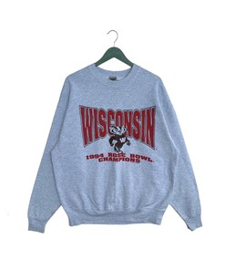 Vintage 1994 Wisconsin University Rose Bowl Champ Sweatshirt Hoodie Shirt Gifts for Fans