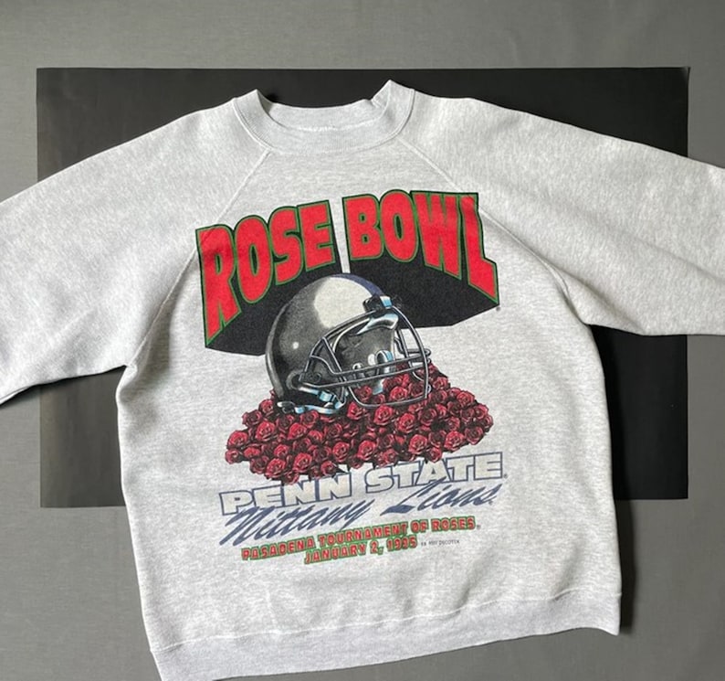 Vintage 1995 Penn State Nittany Lions Rose Bowl Tournament Crewneck Sweatshirt, Vintage Shirt, T shirt, Hoodie - Image 2