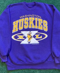 Vintage 1997 University of Washington Huskies Sweatshirt, Vintage 90s Shirt, Gift For Her, Gift For Him