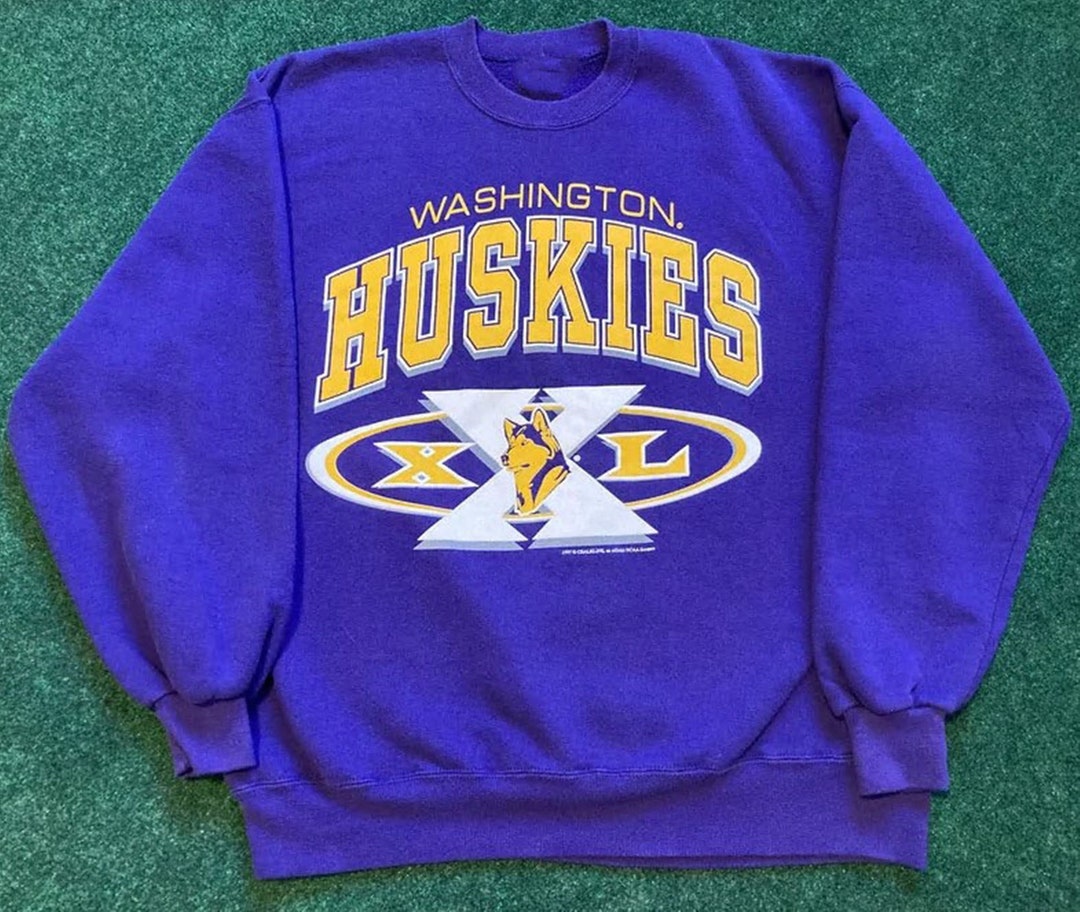 Vintage 1997 University of Washington Huskies Sweatshirt, Vintage 90s Shirt, Gift For Her, Gift For Him