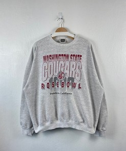 Vintage 1997 Washington State Cougars Rose Bowl Crewneck Sweatshirt, Vintage Shirt, T shirt, Hoodie