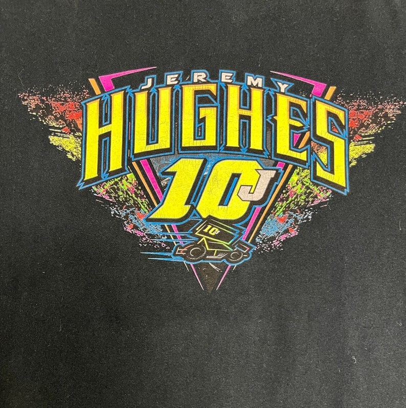 Vintage 2000s Jeremy Hughes NASCAR T-shirt, Vintage Sweatshirt, Hoodie - Image 4