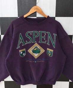 Vintage 90s Aspen Sweatshirt Jumper Aspen Crewneck Sweatshirt, Vintage 90s Shirt, Gift For Her, Gift For Him