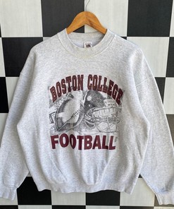 Vintage 90s Boston College Football Sweatshirt, Vintage Shirt, Gift For Her, Gift For Him