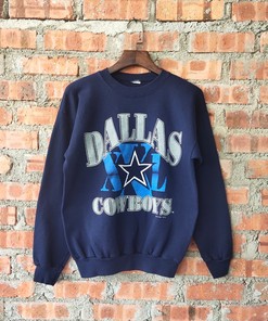 Vintage 90s Dallas Cowboys Football Sweatshirt Hoodie Shirt Gifts for Fans
