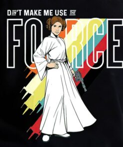 Vintage 90s Disney Star Wars Princess Leia Don't Make Me Use The Force Shirt, Unisex T-shirt Family Birthday Gift Adult Kid Toddler Tee