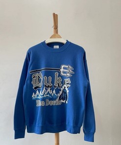 Vintage 90s Duke Blue Devils University Crewneck Sweatshirt, Vintage Shirt, T shirt, Hoodie