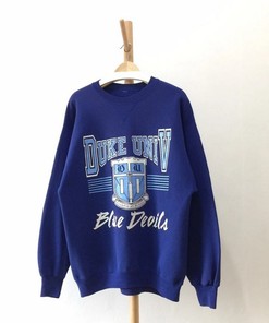 Vintage 90s Duke University Blue Devils Crewneck Sweatshirt, Vintage Shirt, T shirt, Hoodie