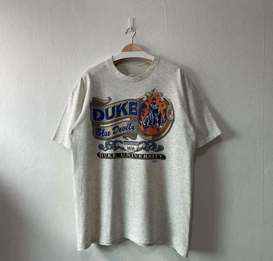 Vintage 90s Duke University Blue Devils T-Shirt, Vintage Sweatshirt, Hoodie