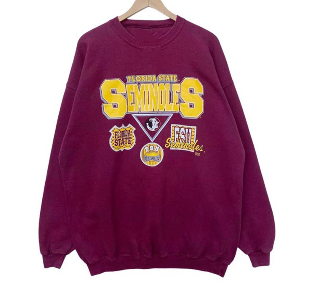 Vintage 90s FLORIDA STATE SEMINOLES Sweatshirt, Vintage 90s Shirt, T-shirt, Hoodie
