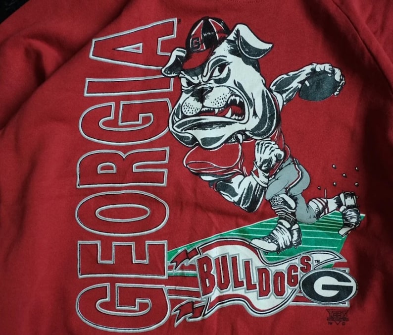 Vintage 90s Georgia Bulldogs Sweatshirt, Vintage 90s Shirt, Gift For Her, Gift For Him, T-shirt, Hoodie - Image 2