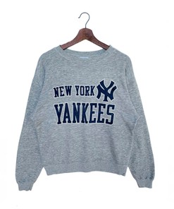 Vintage 90s Hanes New York Yankees Big Logo Sweatshirt Hoodie Shirt Gifts for Fans