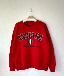 Vintage 90s Indiana University Sweatshirt, Indiana Crewneck, University Indiana Hoosiers Shirt, Gift For Her, Gift For Him