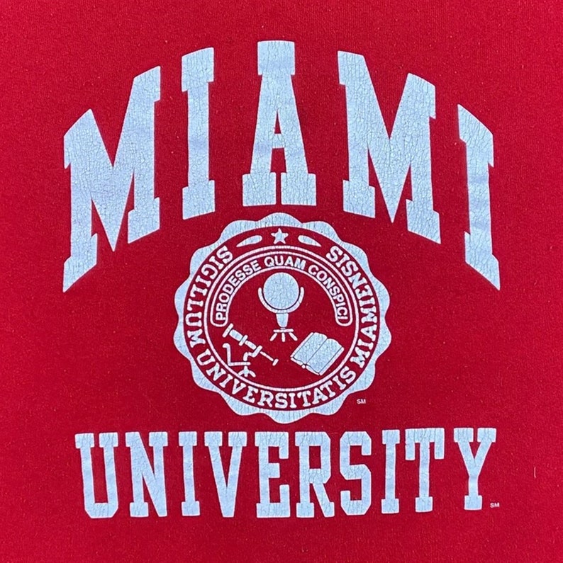 Vintage 90s Miami University Sweatshirt, Vintage Shirt, T shirt, Hoodie - Image 2