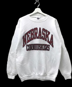 Vintage 90s Nebraska Cornhuskers Lincoln University Sweatshirt, Vintage 90s Sweatshirt, Shirt, Hoodie