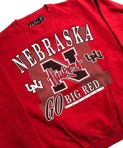 Vintage 90's Nebraska Huskers Sweatshirt, Vintage 90s Shirt, Gift For Her, Gift For Him