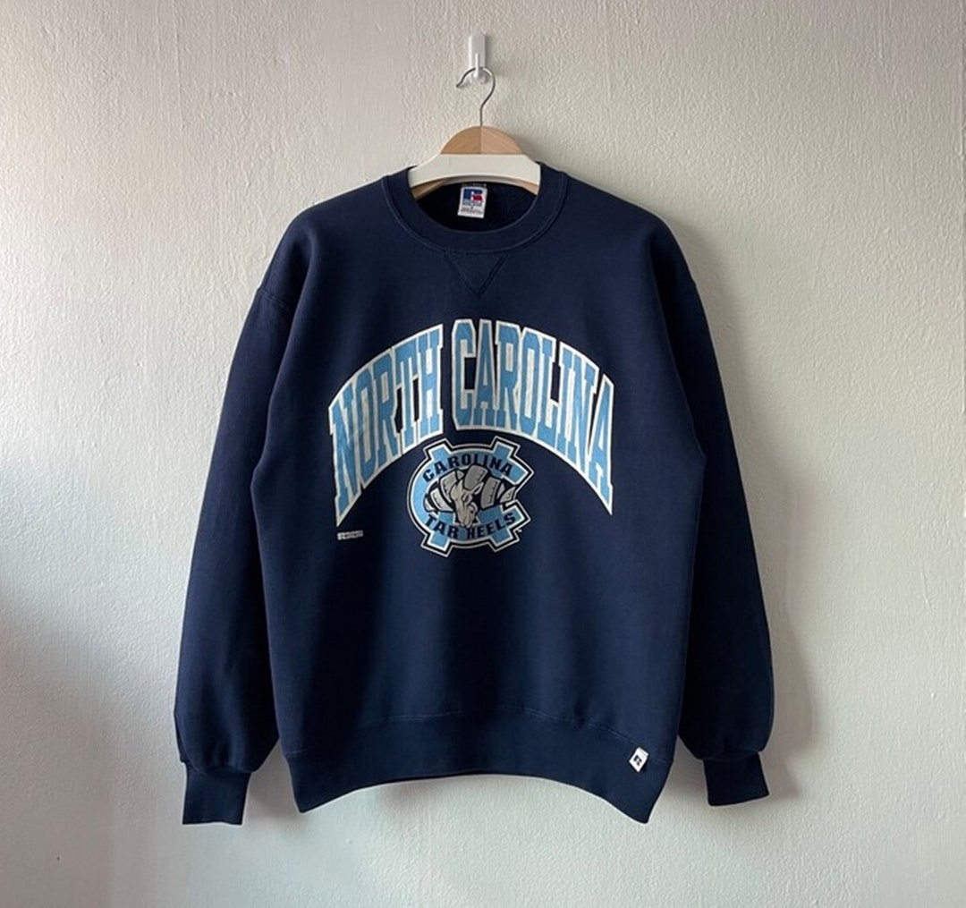 Vintage 90s North Carolina Tar Heels Crewneck Sweatshirt, Vintage Shirt, T shirt, Hoodie