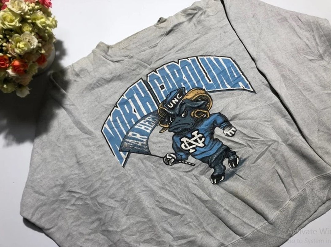 Vintage 90s North Carolina Tar Heels Sweatshirt, Vintage 90s Shirt, T-shirt, Hoodie
