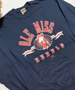 Vintage 90's Ole Miss University rebels Sweatshirt, Vintage 90s Shirt, T-shirt, Hoodie