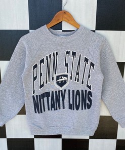 Vintage 90s Penn State Nittany Lions Sweatshirt, Jumper Penn State University Crewneck, Big Logo Penn State Pullover Shirt