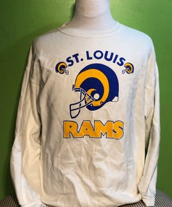 Vintage 90s St. Louis Rams NFL Football 1990s Crewneck Sweatshirt Hoodie Shirt Gifts for Fans