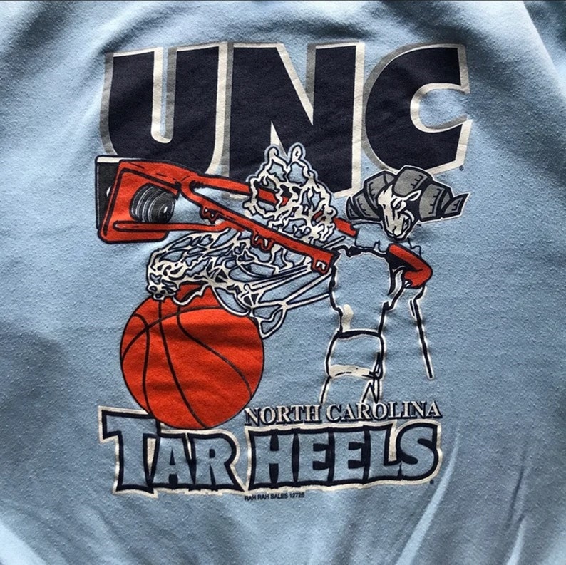 Vintage 90s University North Carolina Tar Heels crewneck sweatshirt, Vintage Shirt, Shirt, Hoodie - Image 2