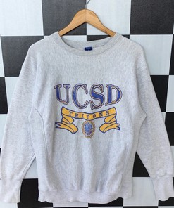 Vintage 90s University Of California San Diego Sweatshirt, Jumper University Of California Crewneck, University Of California Shirt