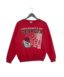 Vintage 90s University Of Georgia Bulldog Sweatshirt Hoodie Shirt Gifts for Fans