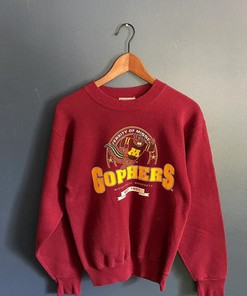 Vintage 90’s University Of Minnesota Golden Gophers Crewneck Sweatshirt, Vintage Shirt, T shirt, Hoodie
