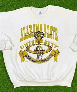 Vintage 90s University of Alabama State NCAA Football Crewneck Sweatshirt, Vintage Shirt, T shirt, Hoodie