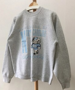Vintage 90s University of Carolina Tar Heels Crewneck Sweatshirt, Vintage Shirt, T shirt, Hoodie