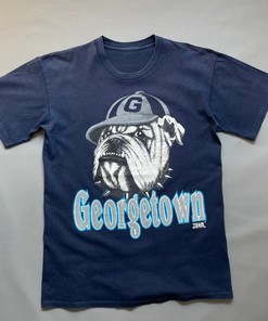 Vintage 90s University of Georgetown Hoyas Big Logo T-Shirt, Vintage 90s Sweatshirt, Shirt, Hoodie