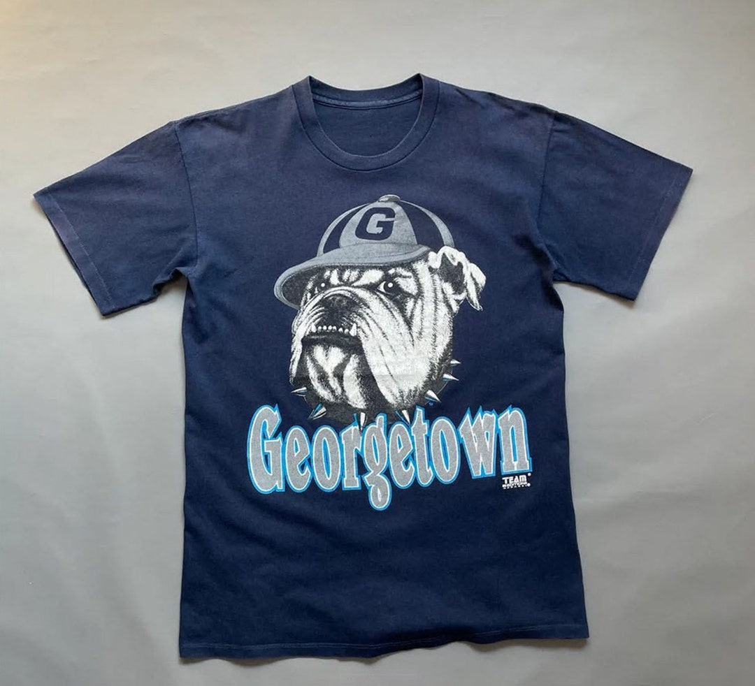 Vintage 90s University of Georgetown Hoyas Big Logo T-Shirt, Vintage 90s Sweatshirt, Shirt, Hoodie