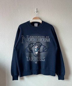 Vintage 90s University of North Carolina Tar Heels Crewneck Sweatshirt, Vintage Shirt, T shirt, Hoodie Gifts for Fans