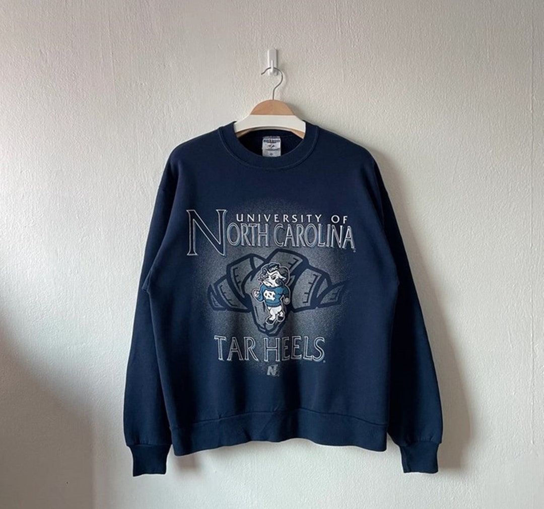 Vintage 90s University of North Carolina Tar Heels Crewneck Sweatshirt, Vintage Shirt, T shirt, Hoodie Gifts for Fans
