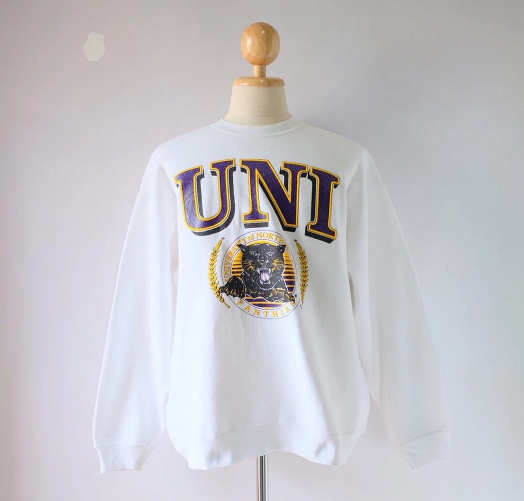 Vintage 90s University of Northern Panther UNI Sweatshirt, Vintage 90s Shirt, T-shirt, Hoodie