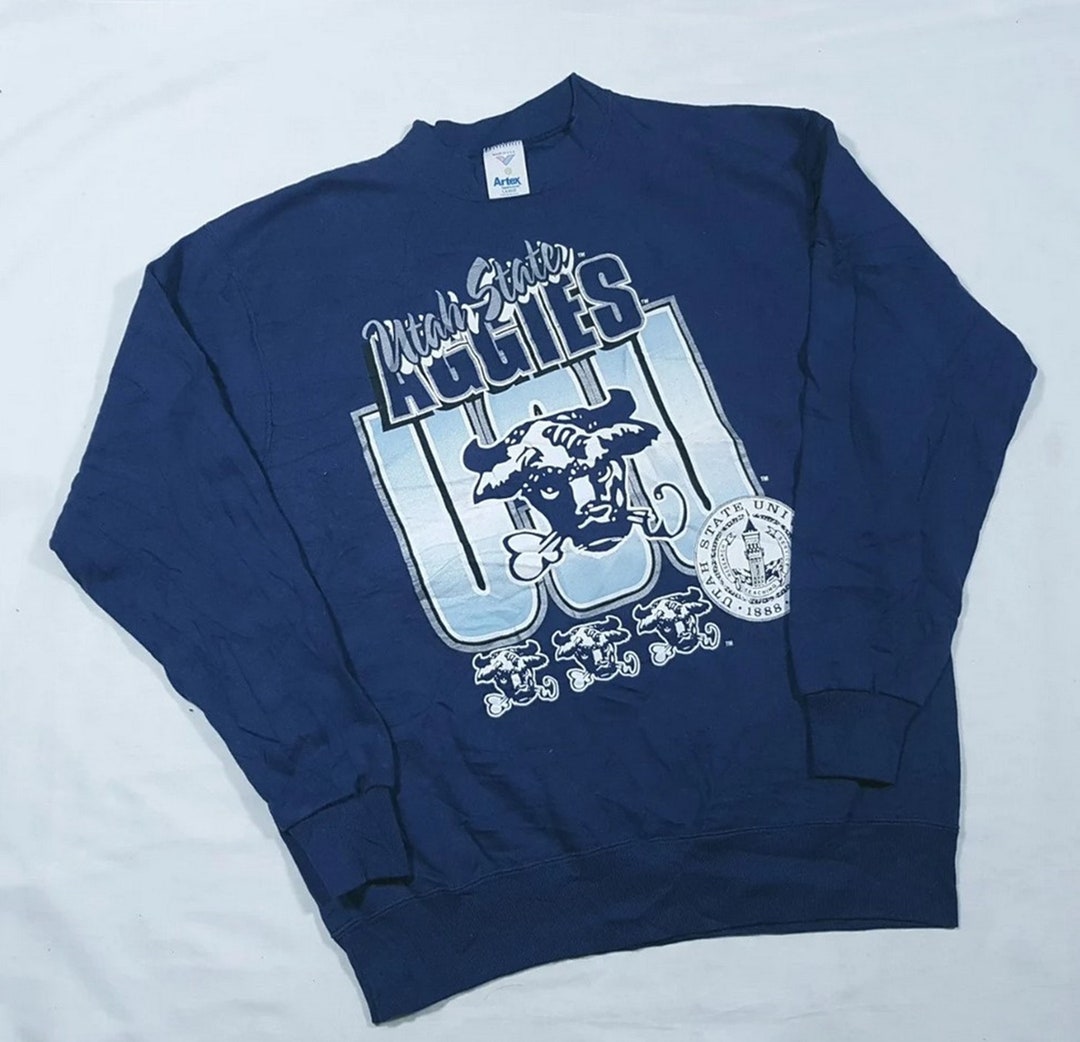 Vintage 90's Utah State Aggies sweatshirt, Vintage 90s Shirt, T-shirt, Hoodie